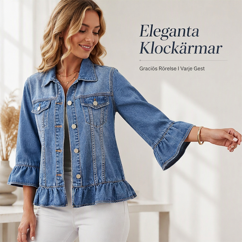 ⏳ Het erbjudande! |Tidlös denimjacka för damer – Bekväm, elegant och lätt att matcha