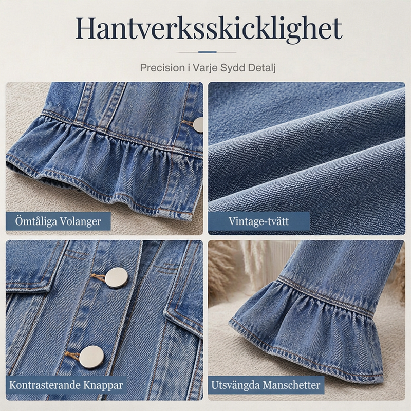⏳ Het erbjudande! |Tidlös denimjacka för damer – Bekväm, elegant och lätt att matcha