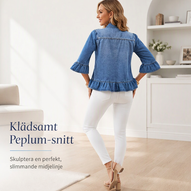 ⏳ Het erbjudande! |Tidlös denimjacka för damer – Bekväm, elegant och lätt att matcha