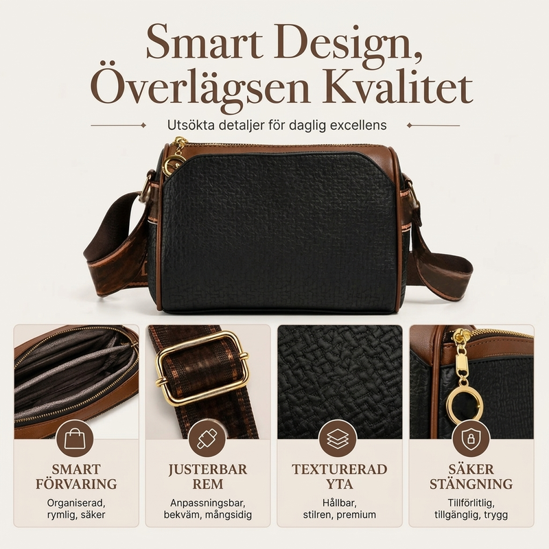 Nyhet✨|Elegant axelväska för kvinnor – Stilren design med smart förvaring