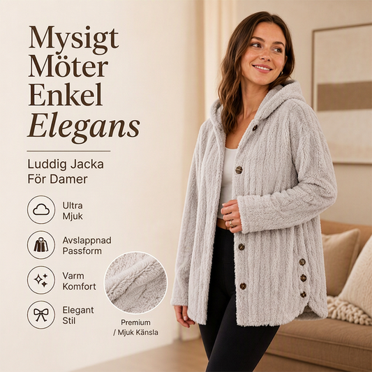 🍂Bästsäljande höstnyheter|Mysig teddyjacka för kvinnor – Varm, mjuk och elegant vardagsstil