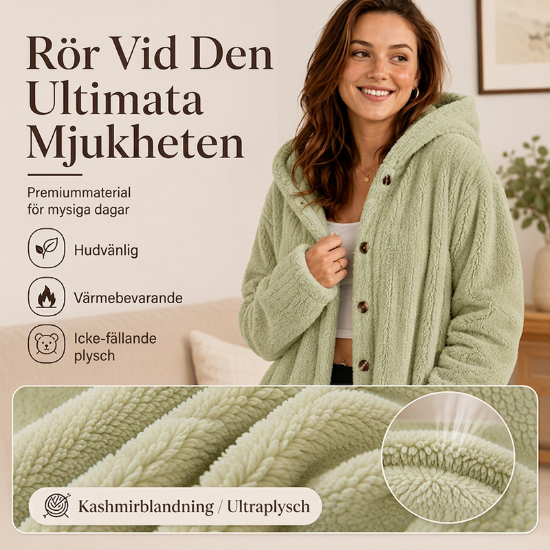 🍂Bästsäljande höstnyheter|Mysig teddyjacka för kvinnor – Varm, mjuk och elegant vardagsstil
