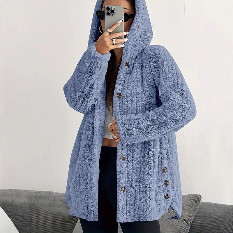 🍂Bästsäljande höstnyheter|Mysig teddyjacka för kvinnor – Varm, mjuk och elegant vardagsstil