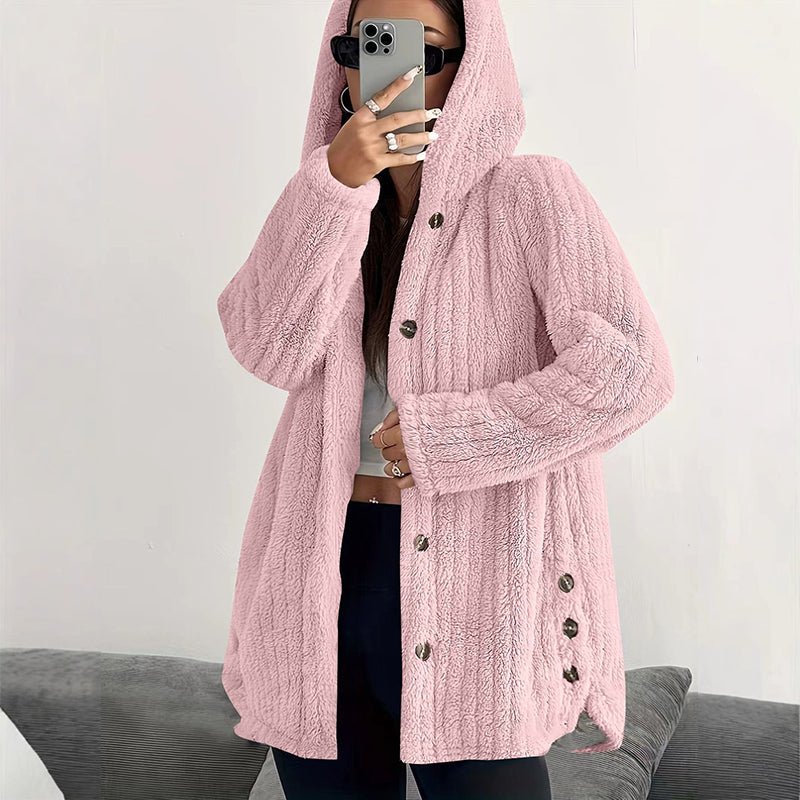 🍂Bästsäljande höstnyheter|Mysig teddyjacka för kvinnor – Varm, mjuk och elegant vardagsstil