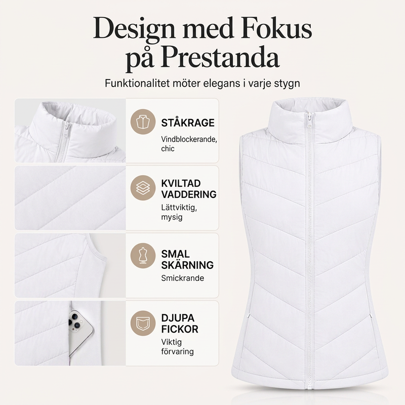 🍂Höstens bästsäljare|Tidlös väst för damer – bekväm passform och perfekt för lager på lager