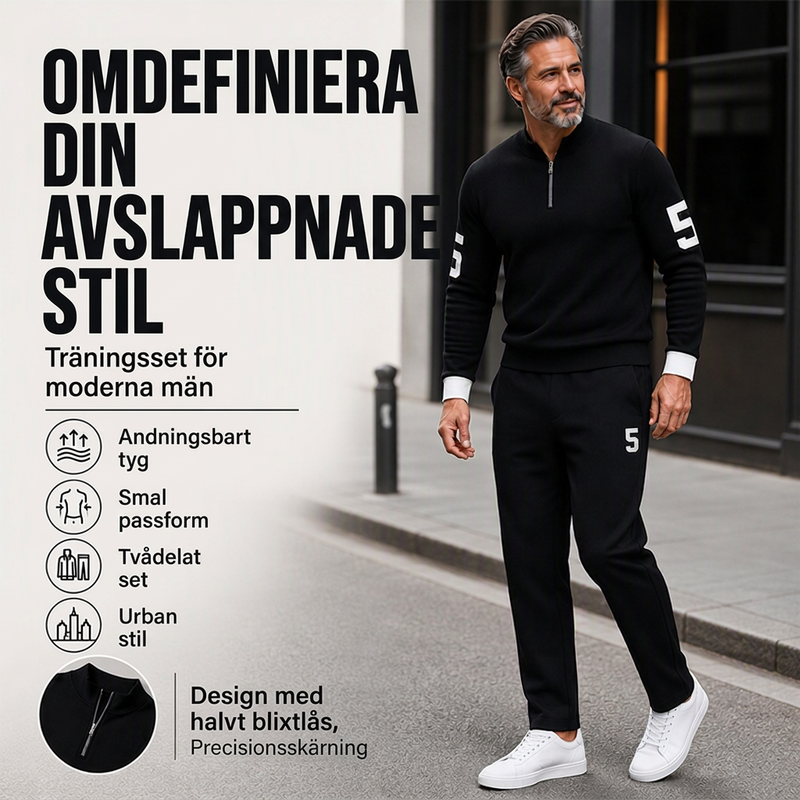 🍂Höstens bästsäljare|Modernt tvådelat set för män – stilren design och komfort hela dagen