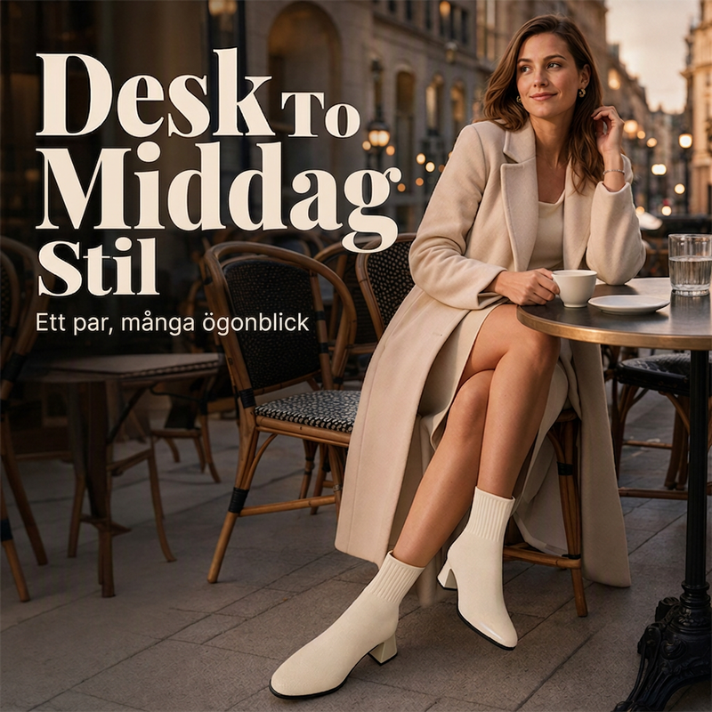 Tidsbegränsat erbjudande✨|Eleganta stickade boots för kvinnor – bekväma steg hela hösten