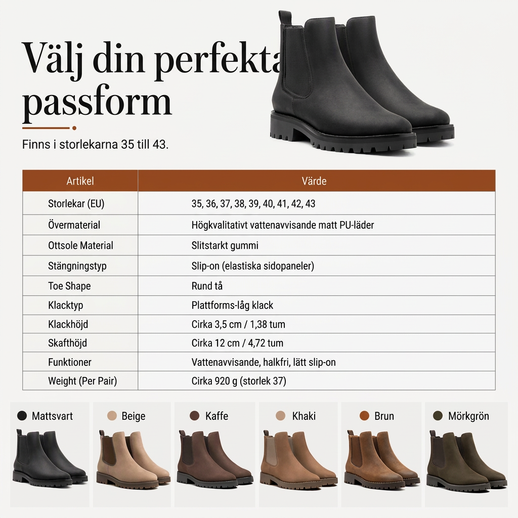 Kvinnors lediga och bekväma ankelstövlar