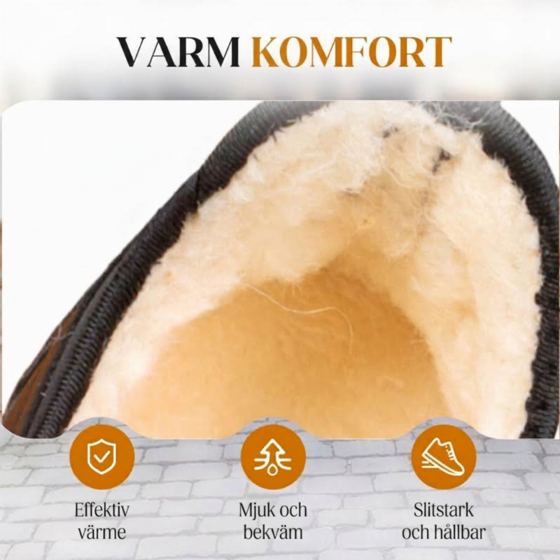 ⏳ Het erbjudande! |Varma och vattentäta vardagsskor för män – halkfria sulor, mjuka och bekväma