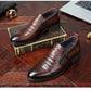 Men's Retro Business Slip-On Ankle Shoes