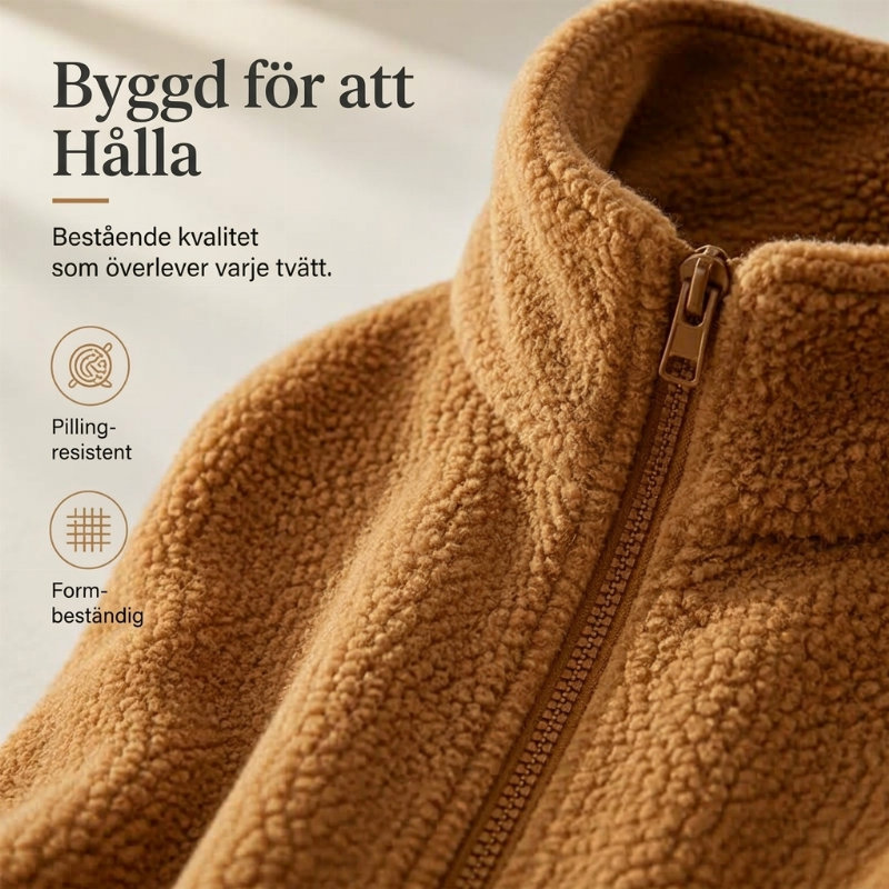 🍂Höstens bästsäljare|Mjuk fleecejacka för kvinnor – varm komfort med vindtät krage