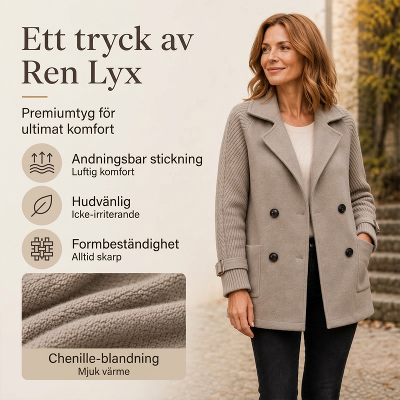 Nyhetserbjudande✨|Elegant stickad kappa för kvinnor – mjuk komfort med tidlös stil