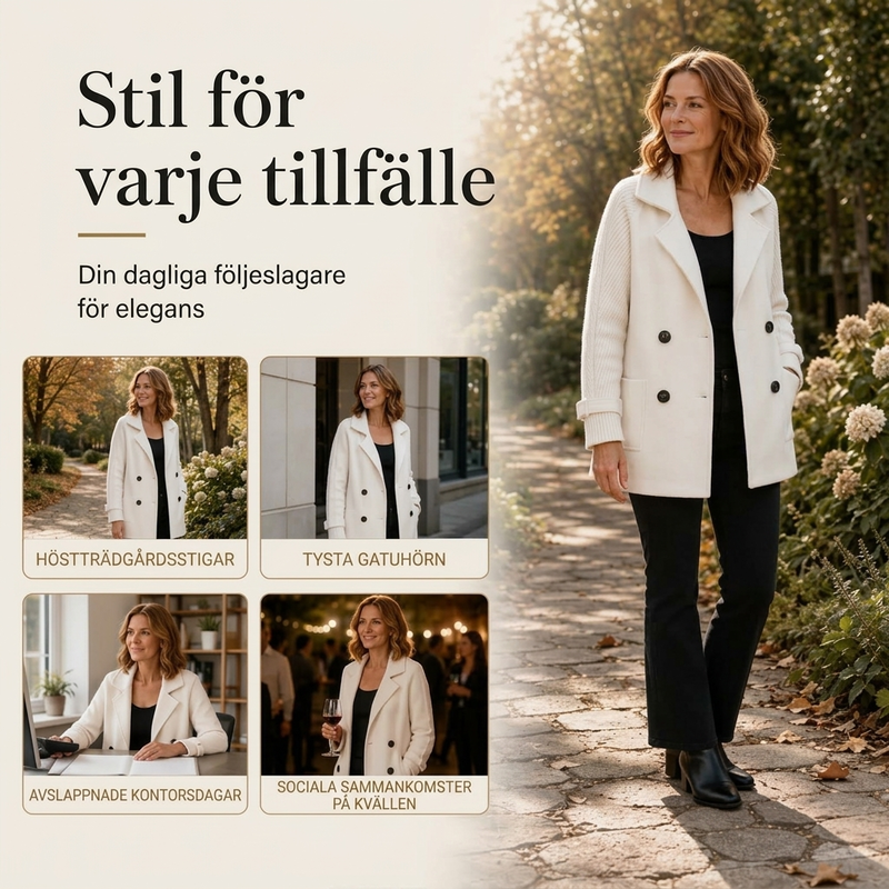 Nyhetserbjudande✨|Elegant stickad kappa för kvinnor – mjuk komfort med tidlös stil