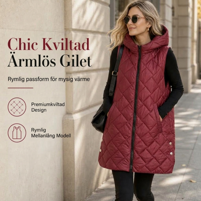 🍂Höstens exklusiva erbjudande🛍️Tidlös Quiltad Västar för Damer – Bekväm Lager-på-Lager Stil