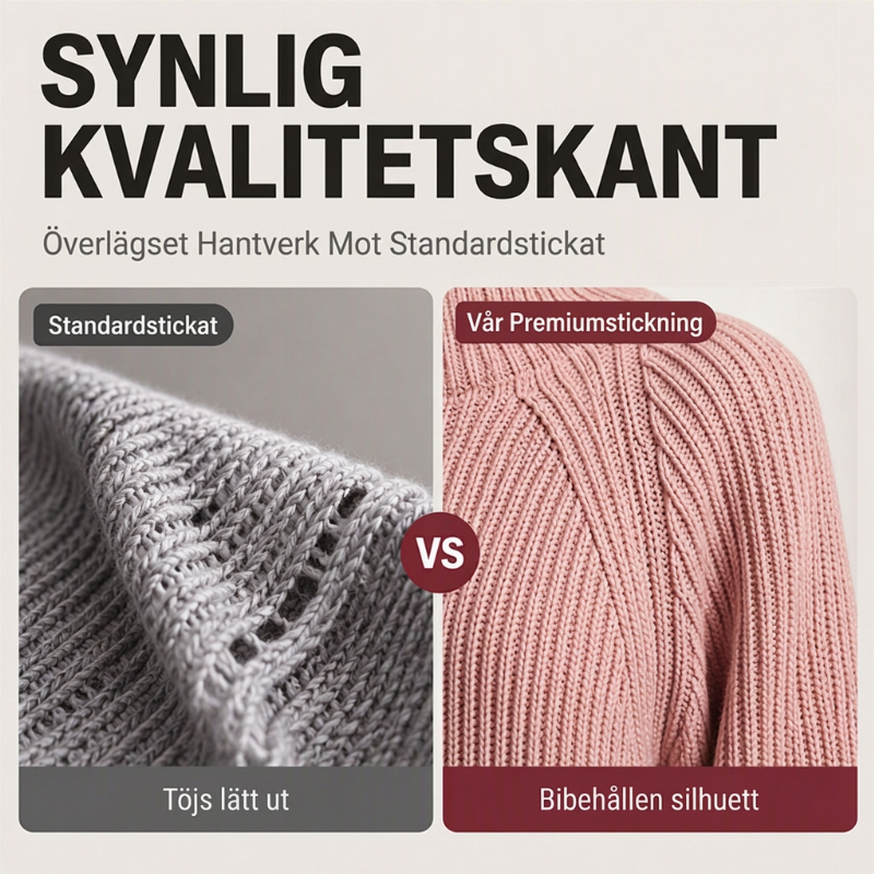 Nyhet ✨|Stickad Klänning Dam med Polokrage – Mjuk Komfort och Elegant Passform för Hösten & Vintern