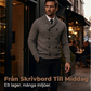 Bekväm Stickad Herrkofta – Mjuk Komfort och Elegant Design för Kalla Dagar