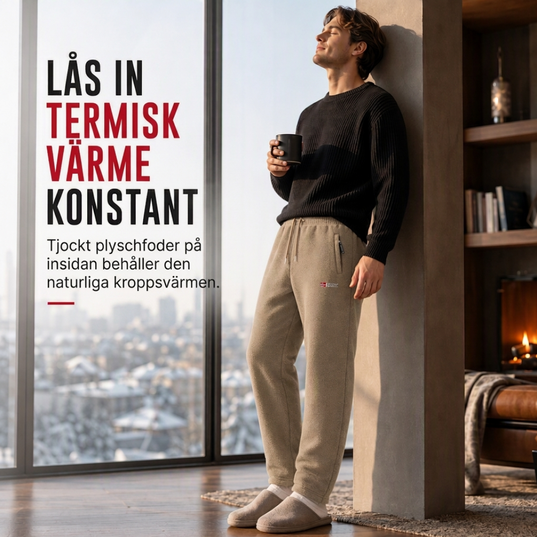 Bekväma Fleecebyxor för Herr & Dam – Varm Komfort för Vinterdagar
