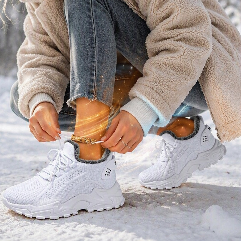 Bästsäljare🔥|Bekväma Vinter Sneakers Dam – Lätta, Varma och Perfekta för Vardagen