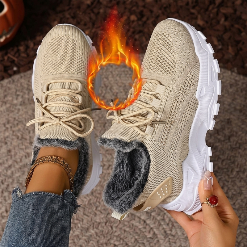 Bästsäljare🔥|Bekväma Vinter Sneakers Dam – Lätta, Varma och Perfekta för Vardagen