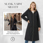 🍂Nya höstnyheter|Premium Damkappa med Huva – Stilren Lång Design för Höst & Vinter