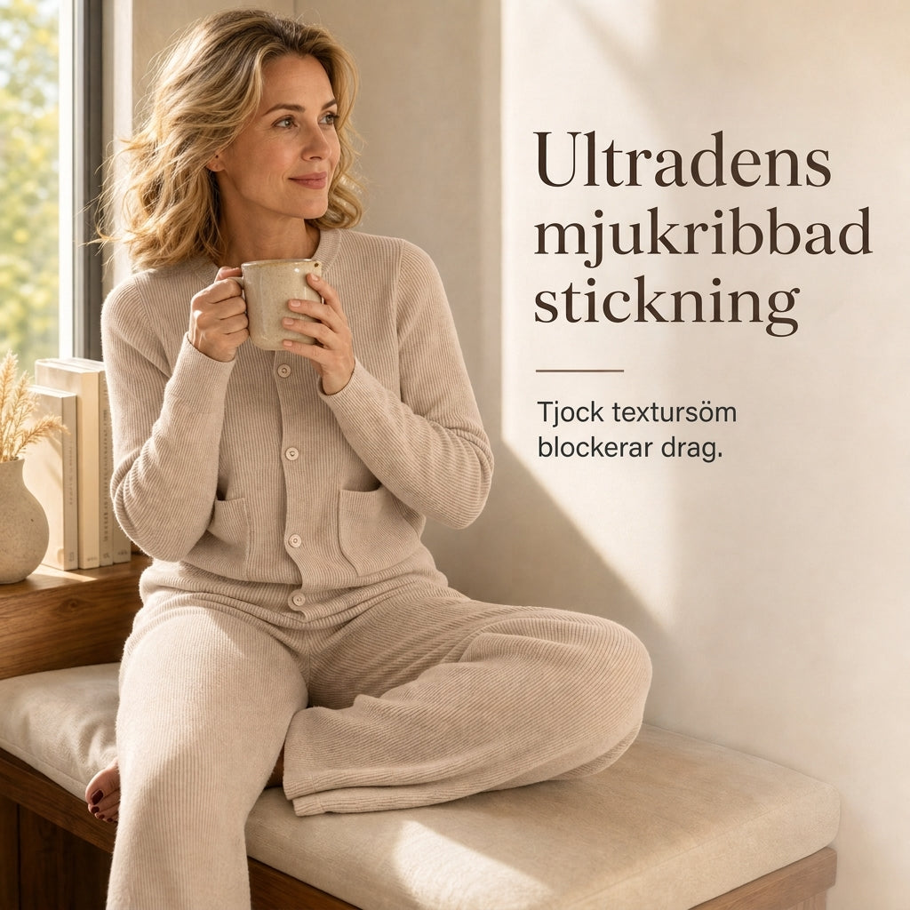 🍂Nya höstnyheter|Tidlöst Stickat Set för Kvinnor – Elegant Vardagstil med Bekväm Passform