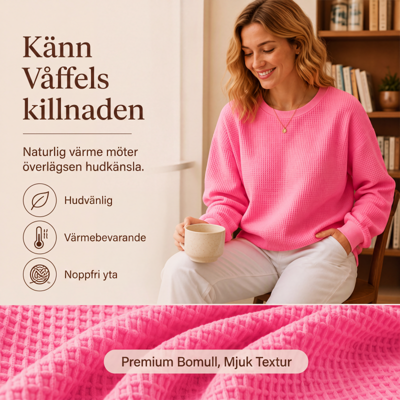 Nyhetserbjudande✨Mjuk Stickad Tröja för Dam – Bekväm Oversize Passform & Tidlös Vardagsstil
