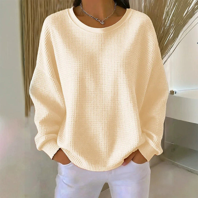 Nyhetserbjudande✨Mjuk Stickad Tröja för Dam – Bekväm Oversize Passform & Tidlös Vardagsstil