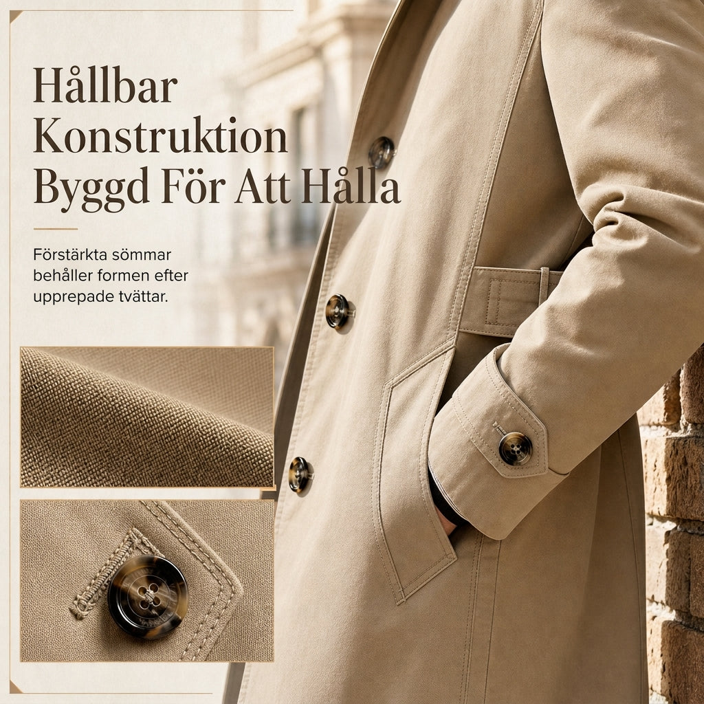 Tidlös Jacka Herr i Ren Bomull – Stilren Design för Arbete och Fritid