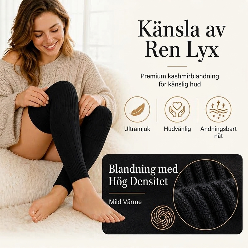 Värmande Knävärmare Unisex – Mjuk Komfort och Extra Skydd för Kalla Dagar