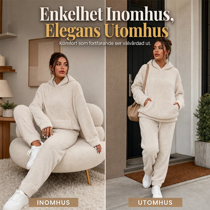 Mysigt Lounge Set Dam – Mjuk Komfort och Elegant Vardagsstil för Hemma & Fritid