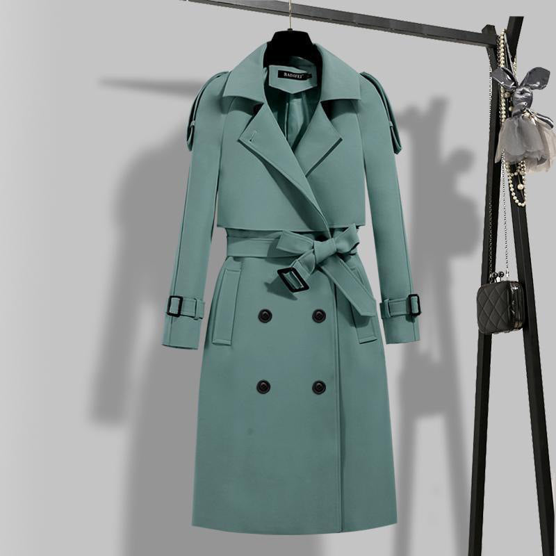 ⏳ Het erbjudande! |Elegant Trenchcoat Dam – Tidlös Design med Bekväm Passform för Vardagen