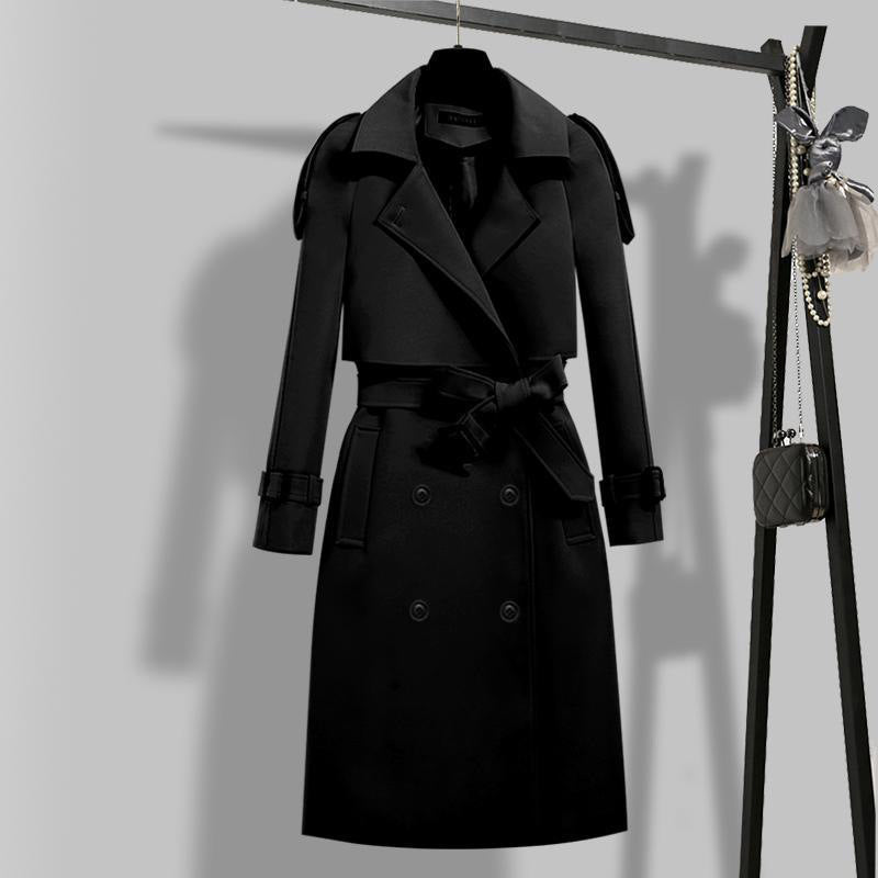 ⏳ Het erbjudande! |Elegant Trenchcoat Dam – Tidlös Design med Bekväm Passform för Vardagen