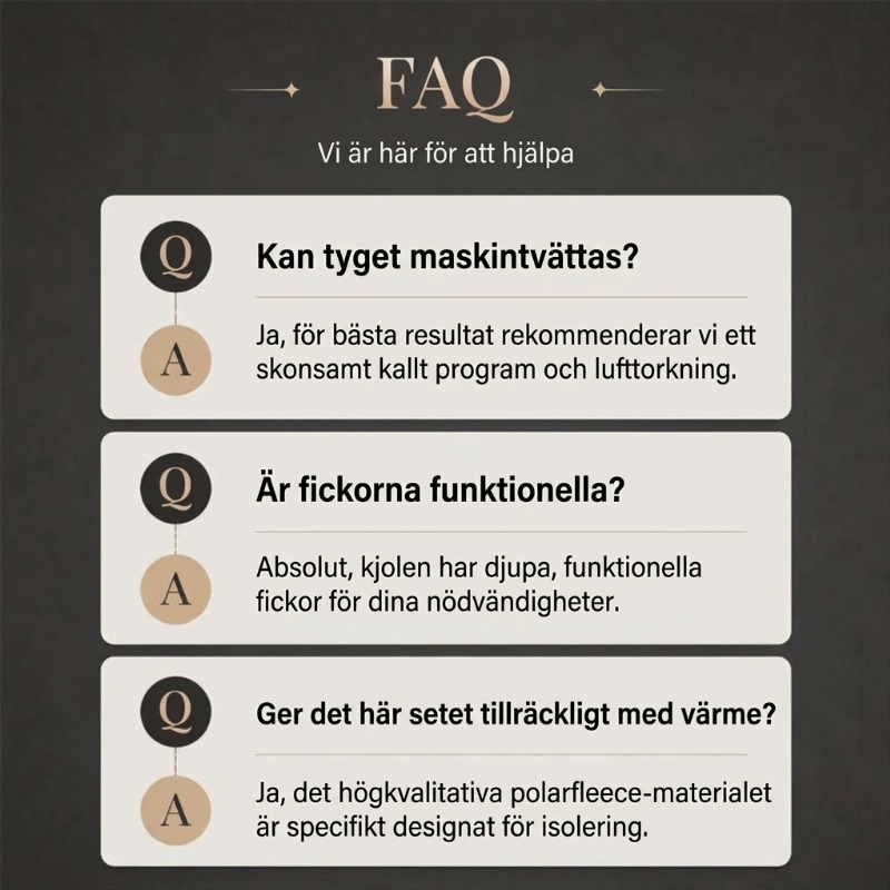 Elegant Stickat Set Dam – Polotröja & Lång Kjol med Bekväm Passform