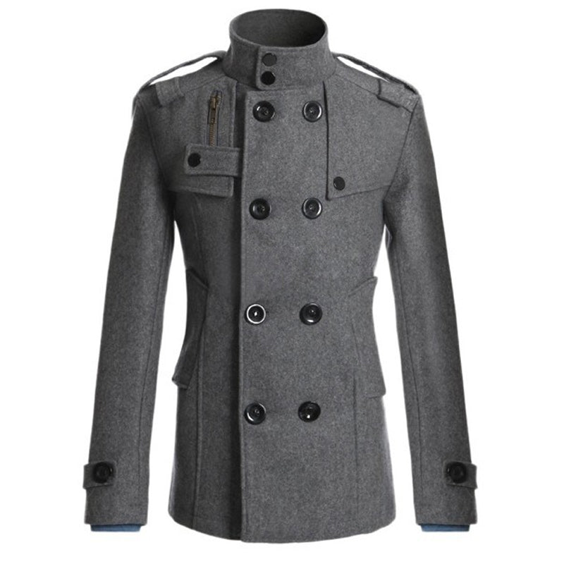🧥Tidlös Herrkappa – Elegant Dubbelknäppt Trenchcoat för Höst & Vinter✈️Fri frakt