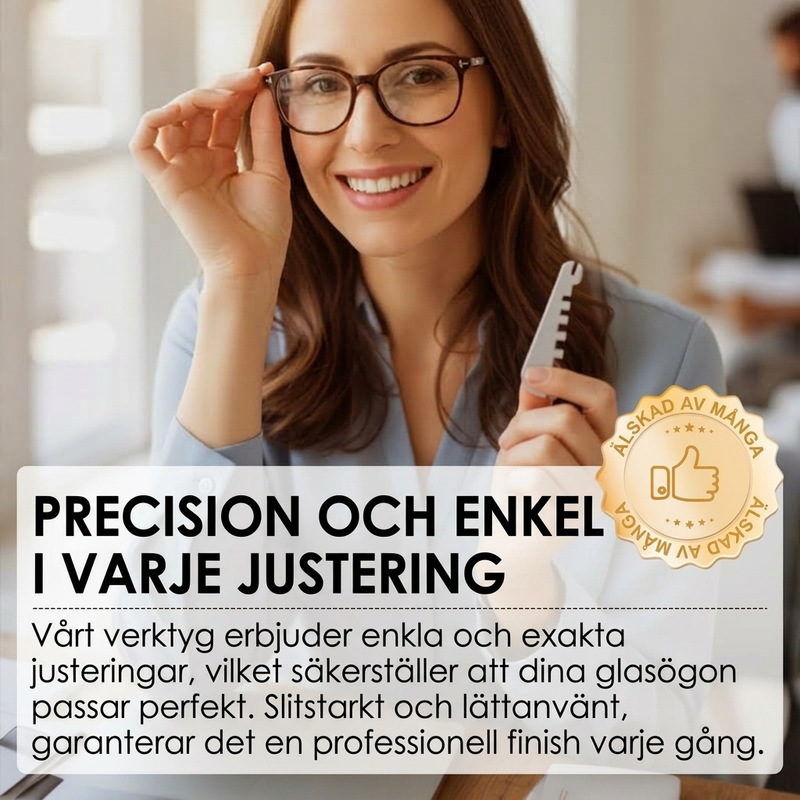 Perfekt passform för dina glasögon – enkelt hemma
