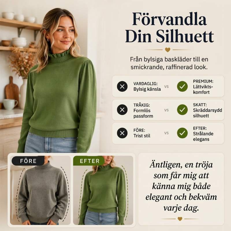 🍂Nya höstnyheter|Elegant stickad topp för kvinnor – mjuk komfort med vackra detaljer