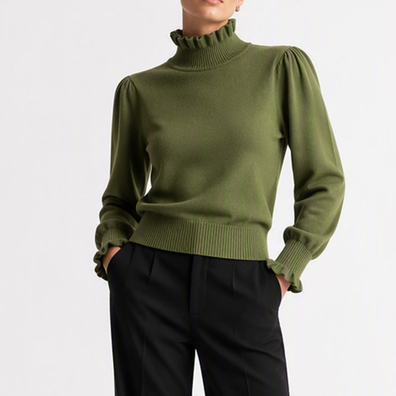 🍂Nya höstnyheter|Elegant stickad topp för kvinnor – mjuk komfort med vackra detaljer