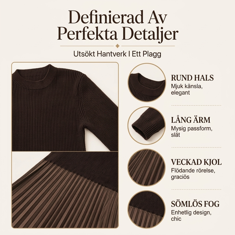 👗 🍂 Elegant stickat set för kvinnor – bekvämt och tidlöst