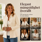🧥 Elegant kavaj med volanger och peplum för kvinnor – stilren, bekväm, mångsidig, perfekt för kontor och fest, nu till halva priset! ✨