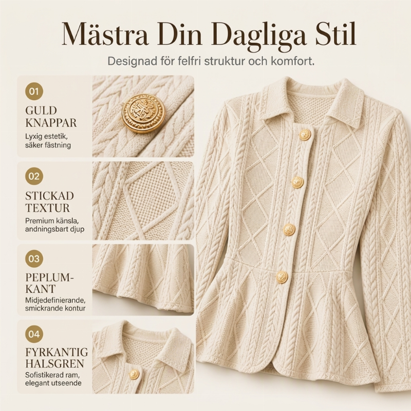 🧥 Elegant kavaj med volanger och peplum för kvinnor – stilren, bekväm, mångsidig, perfekt för kontor och fest, nu till halva priset! ✨