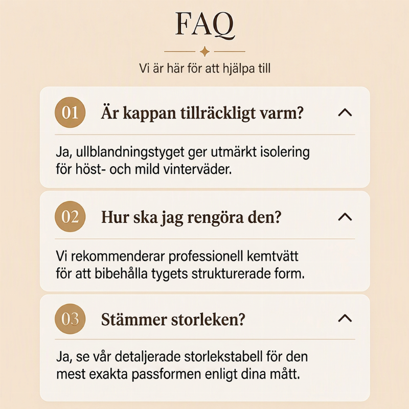 🌸Elegant Kappa Dam – Dubbelknäppt Vinterkappa med Huva och Klassisk Passform