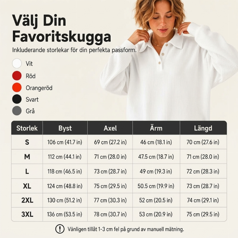 Mysig Waffle Stickad Tröja för Dam – Lös Passform med Mjuk Textur och Elegant Stil