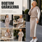 Mysigt Stickat Set Dam – Elegant 2 Delad Outfit