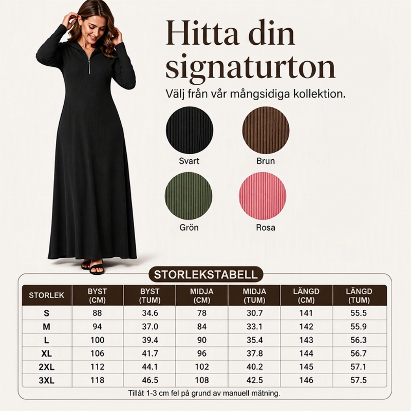 Mysig Stickad Maxiklänning Dam – Elegant Vardag & Fritidsstil