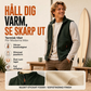 ❄️Unisex Vinterväst med Plyschfoder – Varm och Vindskyddande Västdam & Herr