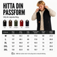 ❄️Unisex Vinterväst med Plyschfoder – Varm och Vindskyddande Västdam & Herr
