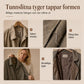 Kvinnors Brittisk Stil Kappa – Elegant Höstjacka med Rutiga Detaljer & Klassisk Passform