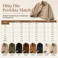 Kvinnors Brittisk Stil Kappa – Elegant Höstjacka med Rutiga Detaljer & Klassisk Passform