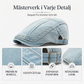 Unisex Vintage Flat Cap i Denimstil – Klassisk Baskerkeps med Retro Look & Komfortabel Passform