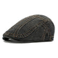 Unisex Vintage Flat Cap i Denimstil – Klassisk Baskerkeps med Retro Look & Komfortabel Passform